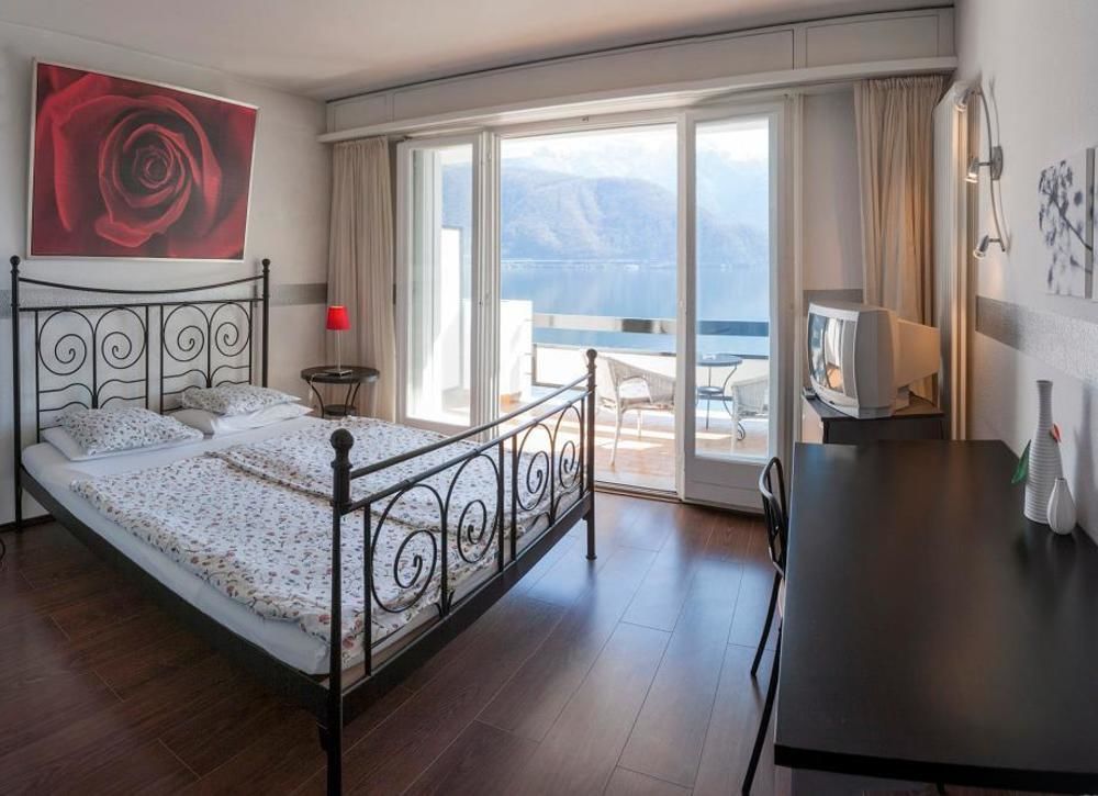 Hotel Garni Battello Melide Zewnętrze zdjęcie
