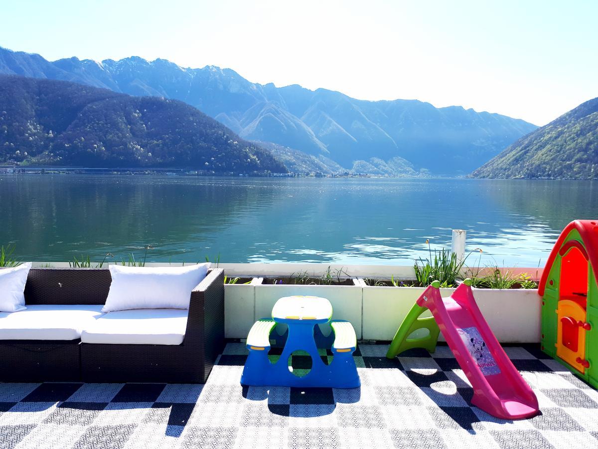 Hotel Garni Battello Melide Zewnętrze zdjęcie
